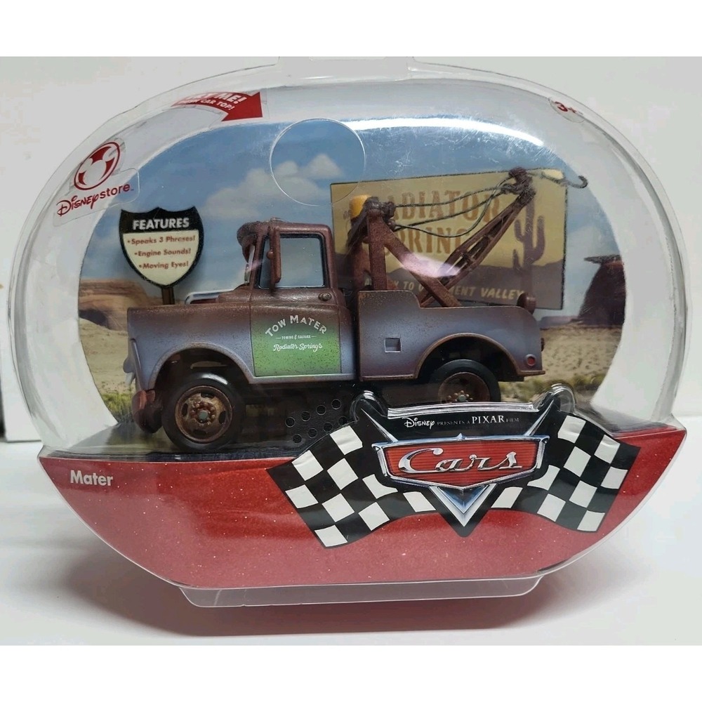 Disney Store Exclusive CARS Movie 6" Talking TOW MATER 2006 - Brand New  *Read*